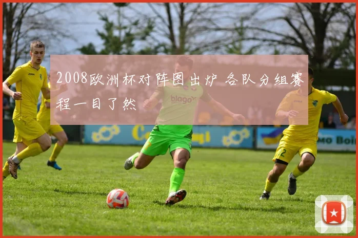 2008欧洲杯对阵图出炉 各队分组赛程一目了然